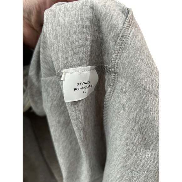 Vuori women's Halo Performance zip Hoodie XL Grey Heather activewear athleisure - Picture 9 of 9
